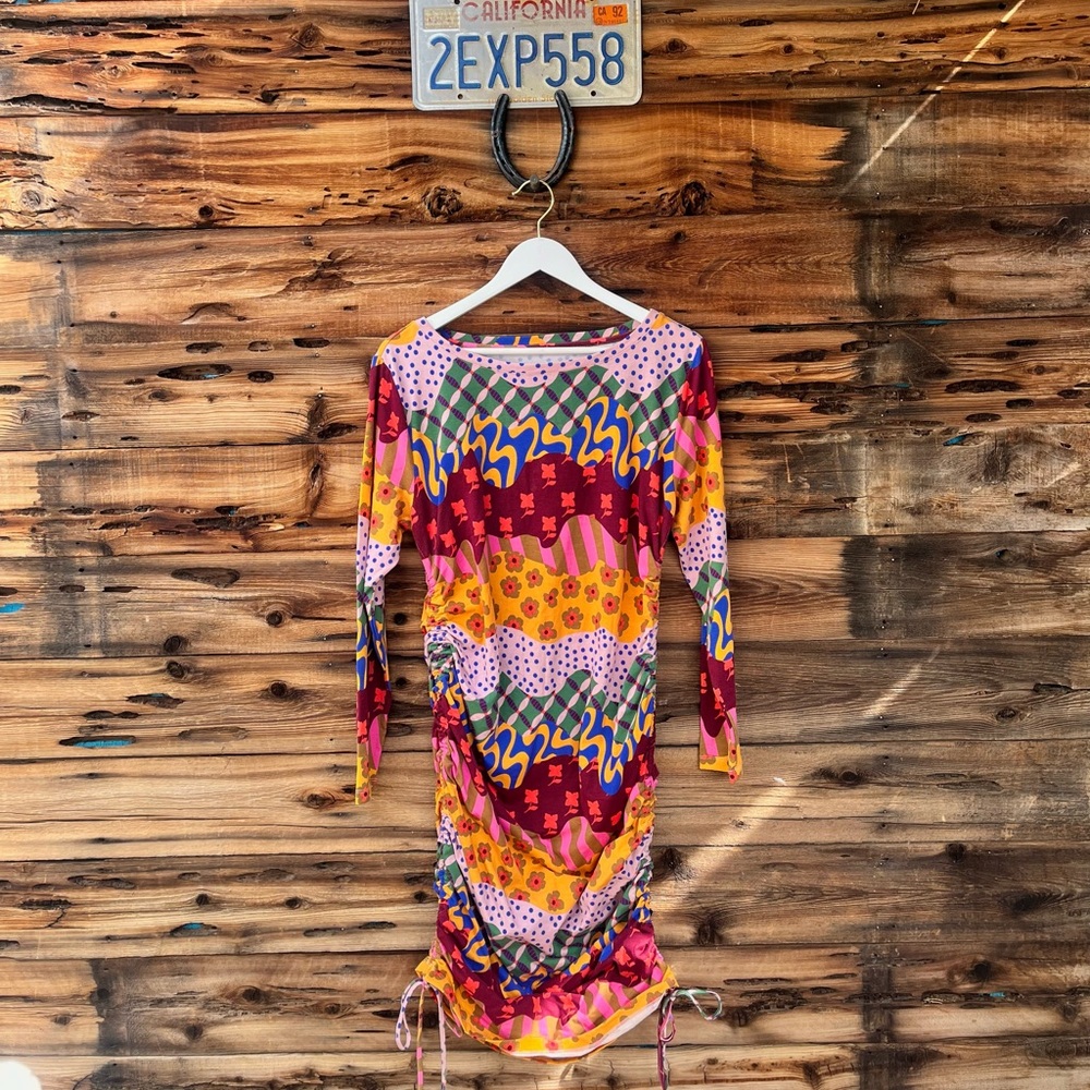 LATINO HERITAGE MONTH | Colorful Patterned Women's Dress XL
